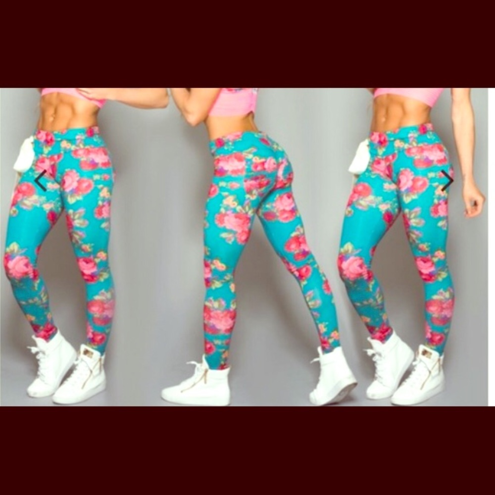 Cute Booty Lounge floral pants. Never worn